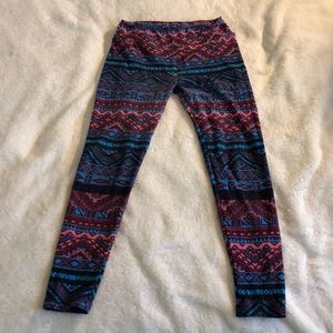 LuLaRoe Aztec print leggings